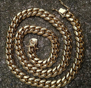 Gold Miami Cuban Link Chain