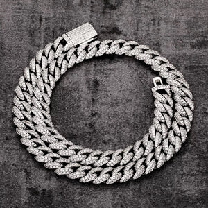 VVS1 Moissanite Cuban Link Chain Bracelet