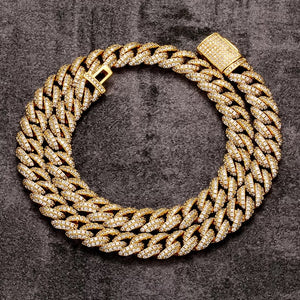 VVS1 Moissanite Cuban Link Chain Bracelet